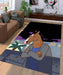 sad bojack horseman Living room carpet rugs