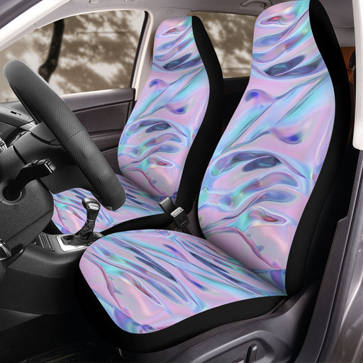 realistic holographc vaporwave cloth Car Seat Covers