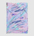 realistic holographc vaporwave cloth Ultra soft fleece blanket