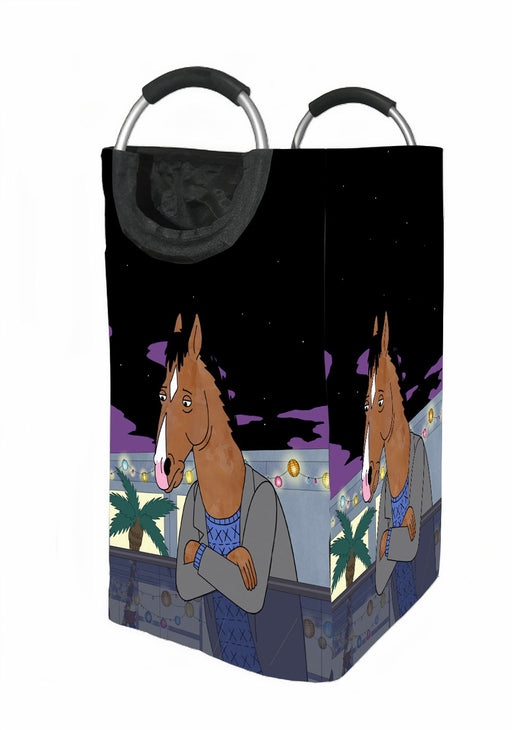 sad bojack horseman Laundry Hamper | Laundry Basket