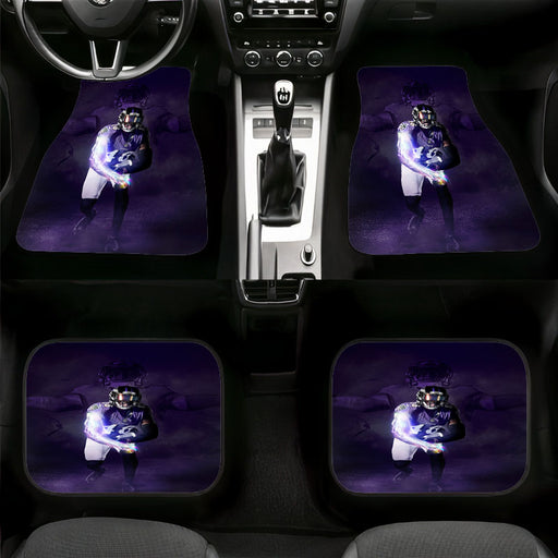 purple tone of nfl Car floor mats Universal fit