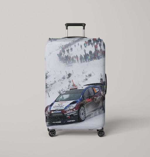 qatar championship car racing winter Luggage Covers | Suitcase