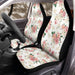 realistic pink flowers art Car Seat Covers