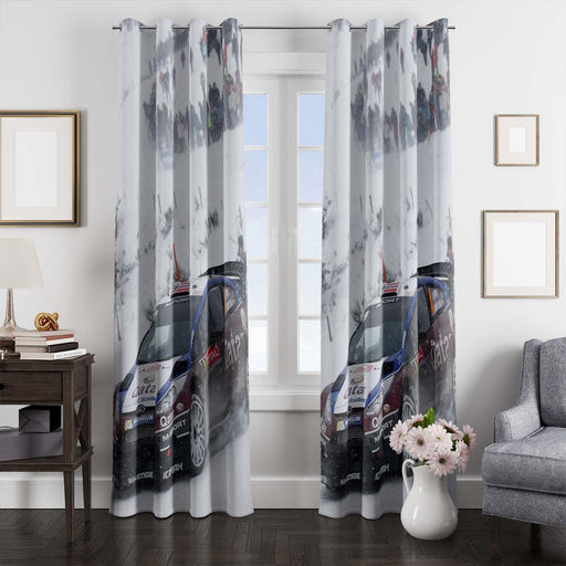 qatar championship car racing winter window Curtain