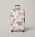 realistic pink flowers art Luggage Cover | suitcase