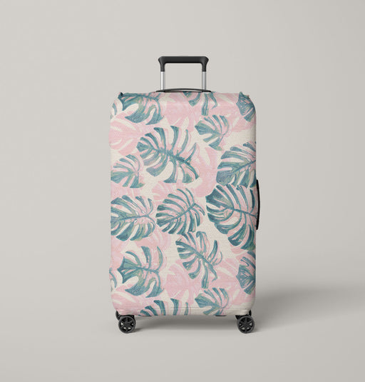 realistic watercolor painting floral Luggage Cover | suitcase