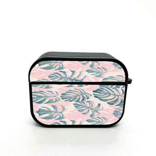 realistic watercolor painting floral airpods case