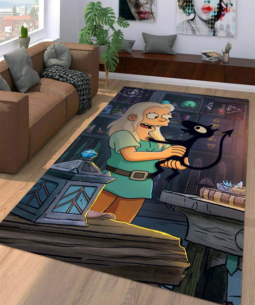 queen dagmar disenchantment and shadow Living room carpet rugs