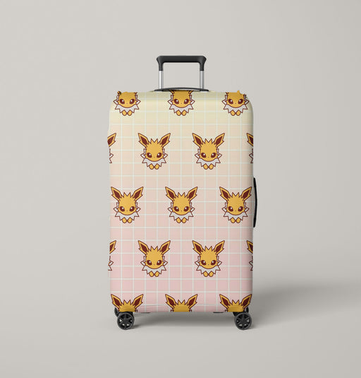 rectangle eevee species monster Luggage Cover | suitcase