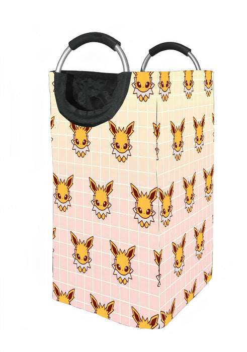 rectangle eevee species monster Laundry Hamper | Laundry Basket