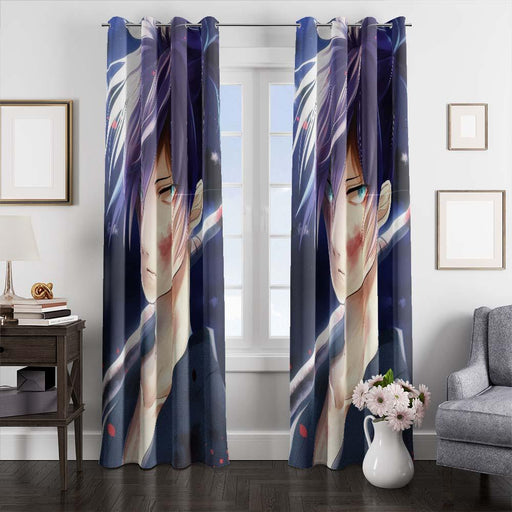 samurai kenshin anime window curtains