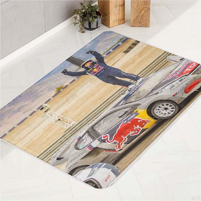 racing car redbull winner bath rugs