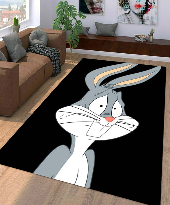 scared bugs bunny Living room carpet rugs