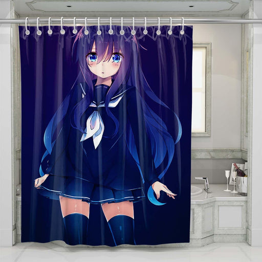 school uniform anime japan shower curtains