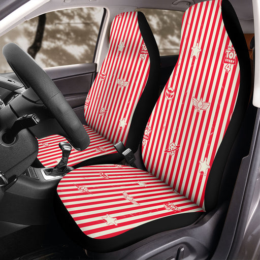 red line toy story four galaxy Car Seat Covers