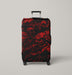 red liquid turbulent displace Luggage Cover | suitcase