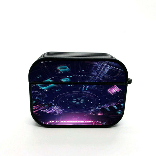 sci-fi futuristic place cyberpunk 2077 airpods case