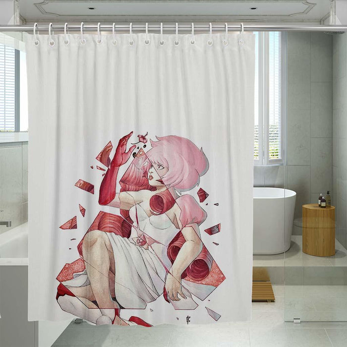 sci-fi futuristic place cyberpunk 2077 shower curtains