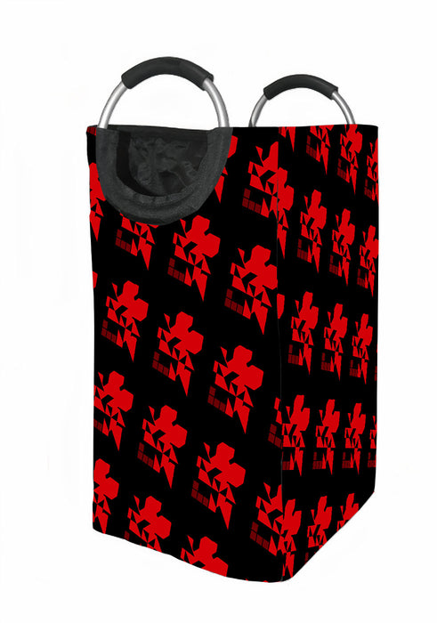 red nerv neon genesis evangelion Laundry Hamper | Laundry Basket