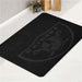 raiders oakland black fading bath rugs