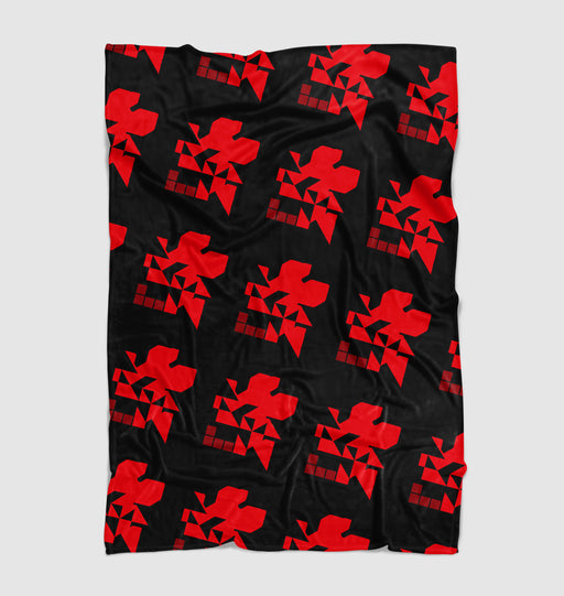 red nerv neon genesis evangelion Ultra soft fleece blanket