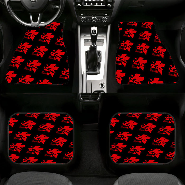 red nerv neon genesis evangelion Car floor mats Universal fit