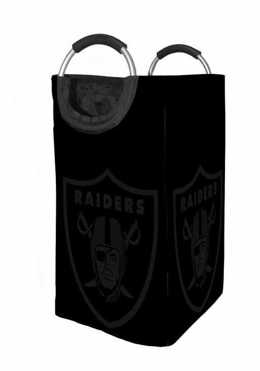 raiders oakland black fading Laundry Hamper | Laundry Basket