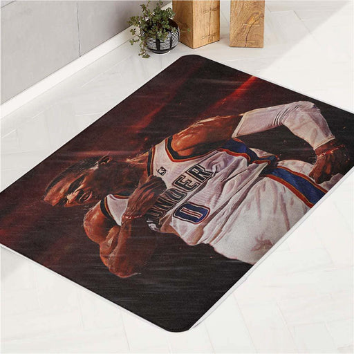 rain thunder zero player nba bath rugs