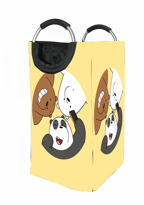 selfie we bare bears Laundry Hamper | Laundry Basket