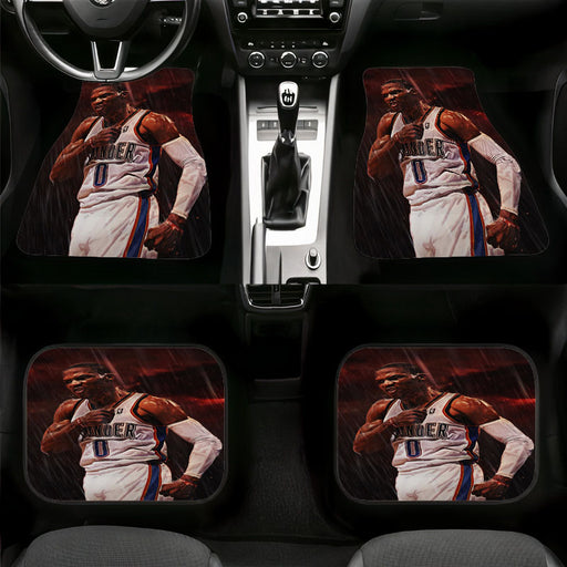 rain thunder zero player nba Car floor mats Universal fit