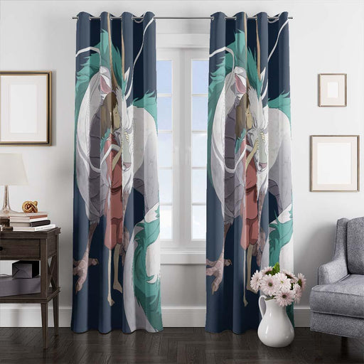 sen and haku window curtains