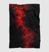 red thunder light abstract pattern Ultra soft fleece blanket