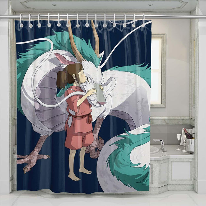 sen and haku shower curtains