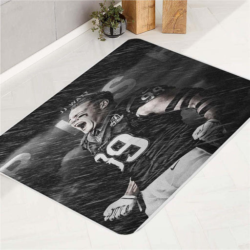 rainy power nfl bath rugs