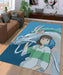 sen and white dragon Living room carpet rugs