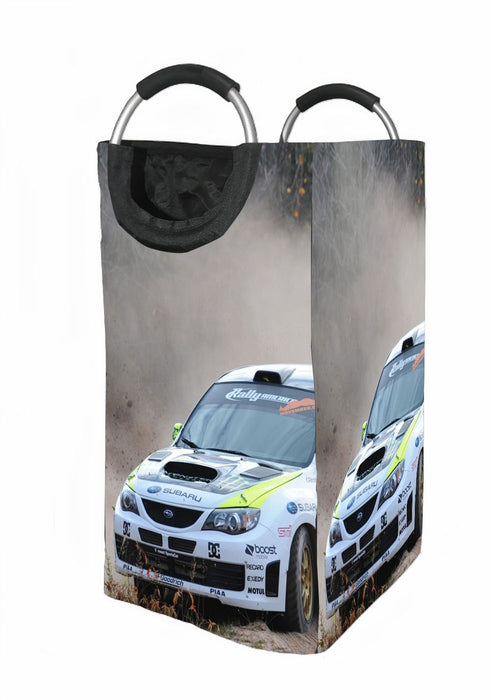 rally subaru for car racing Laundry Hamper | Laundry Basket