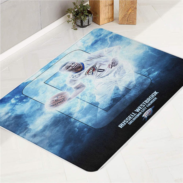 russel westbrook oklahoma city thunder bath rugs