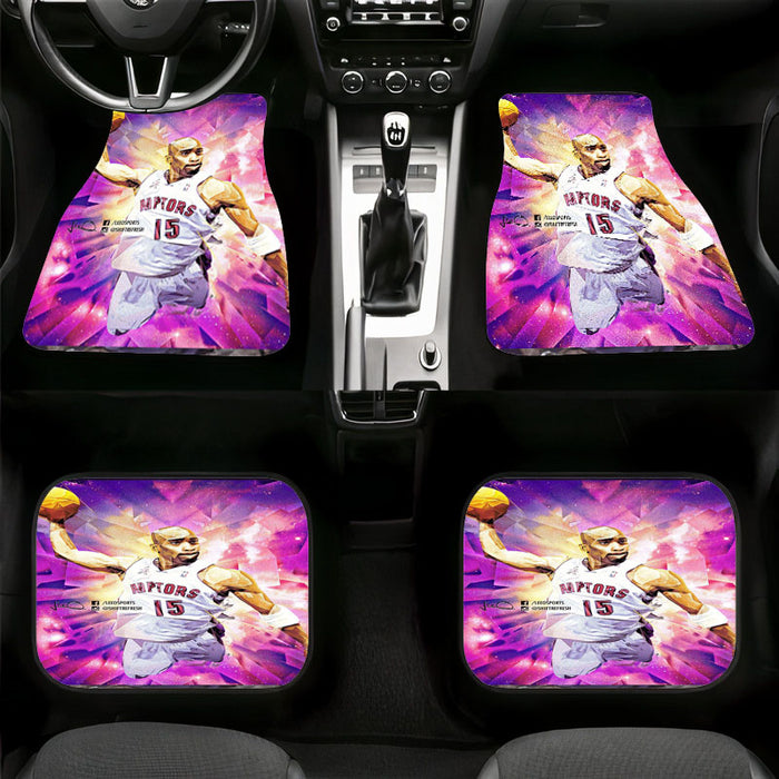 raptors cubism art basketball Car floor mats Universal fit