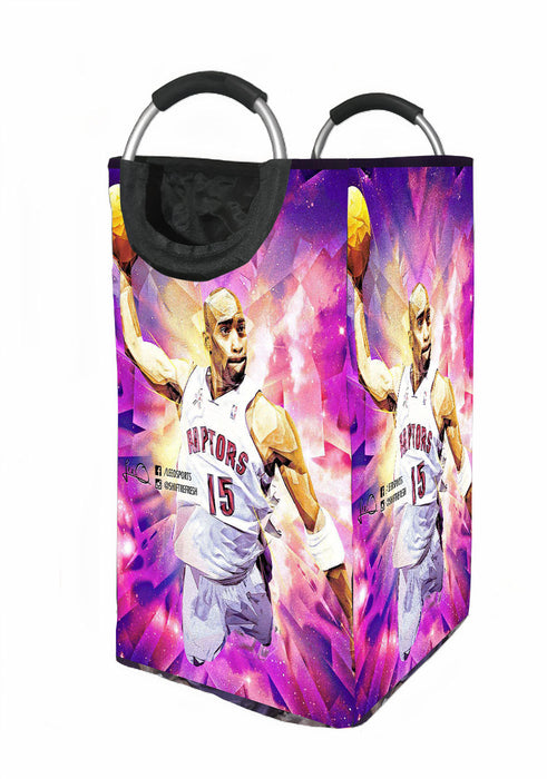 raptors cubism art basketball Laundry Hamper | Laundry Basket