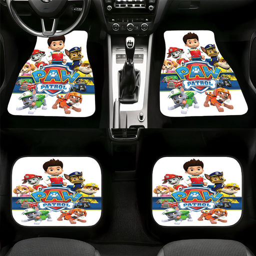ryder and dogs paw patrol Car floor mats Universal fit