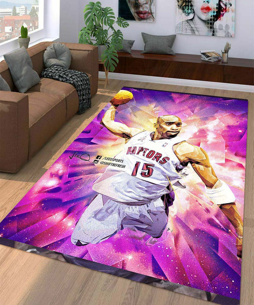 raptors cubism art basketball Living room carpet rugs