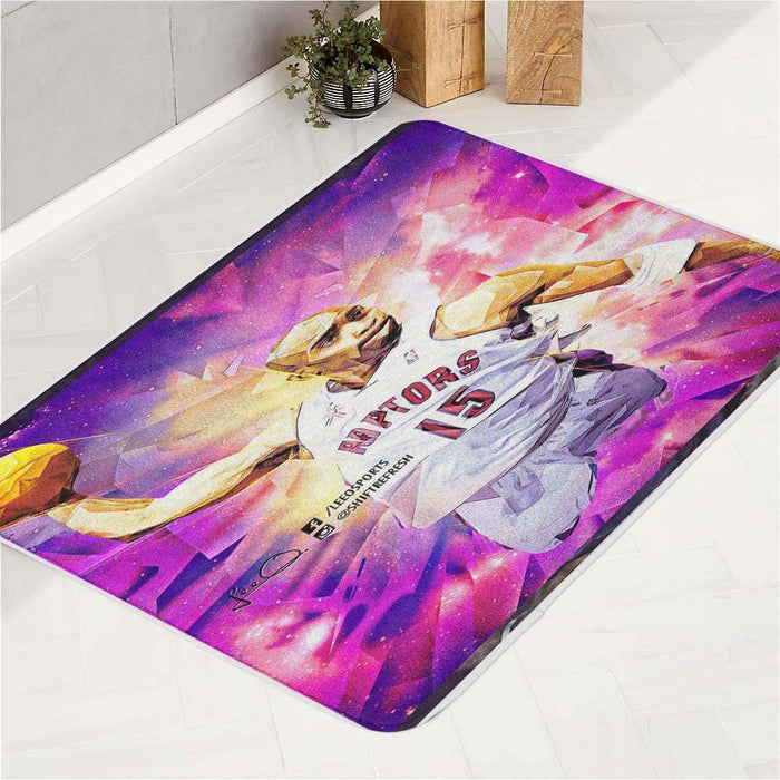 raptors cubism art basketball bath rugs