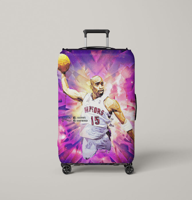 raptors cubism art basketball Luggage Covers | Suitcase