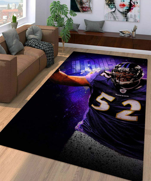 ray lewis raven nfl Living room carpet rugs