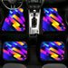 refraction gradient light Car floor mats Universal fit