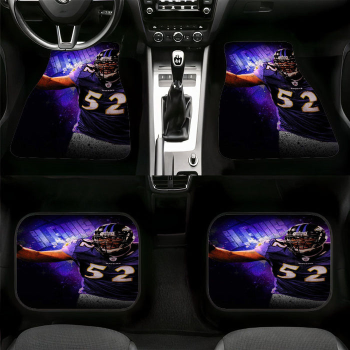 ray lewis raven nfl Car floor mats Universal fit