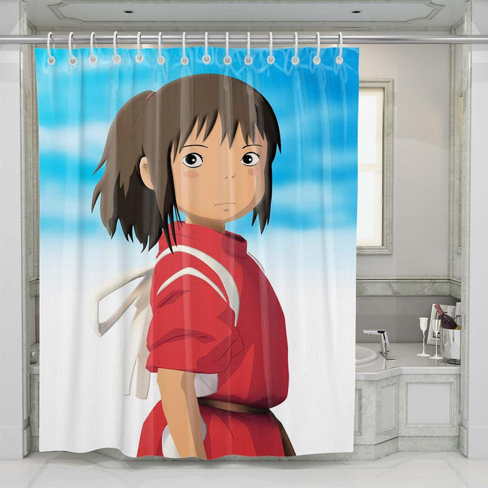 sen potrait shower curtains