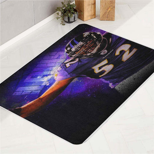 ray lewis raven nfl bath rugs