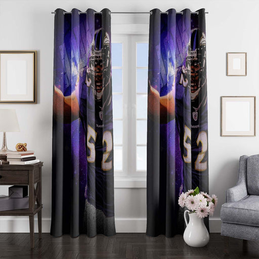 ray lewis raven nfl window Curtain