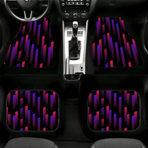 repetition vaporwave square Car floor mats Universal fit